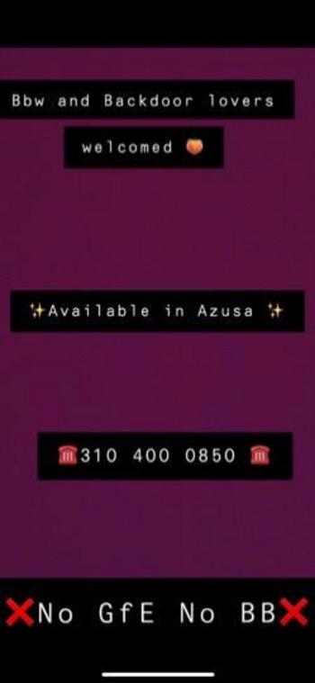 3104000850, female escort, San Gabriel Valley